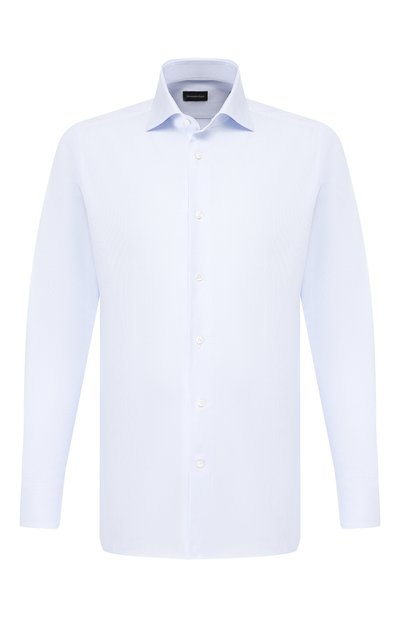 Хлопковая сорочка ZEGNA, арт. 701262/9MS0BA, фото 1