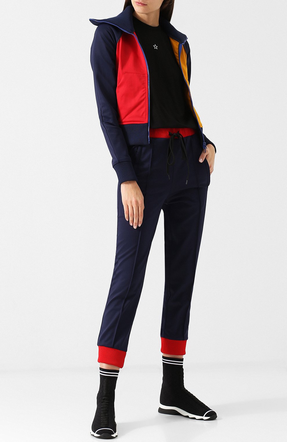 Высокие текстильные кроссовки FENDI, арт. 8T6515 0D8, фото 2