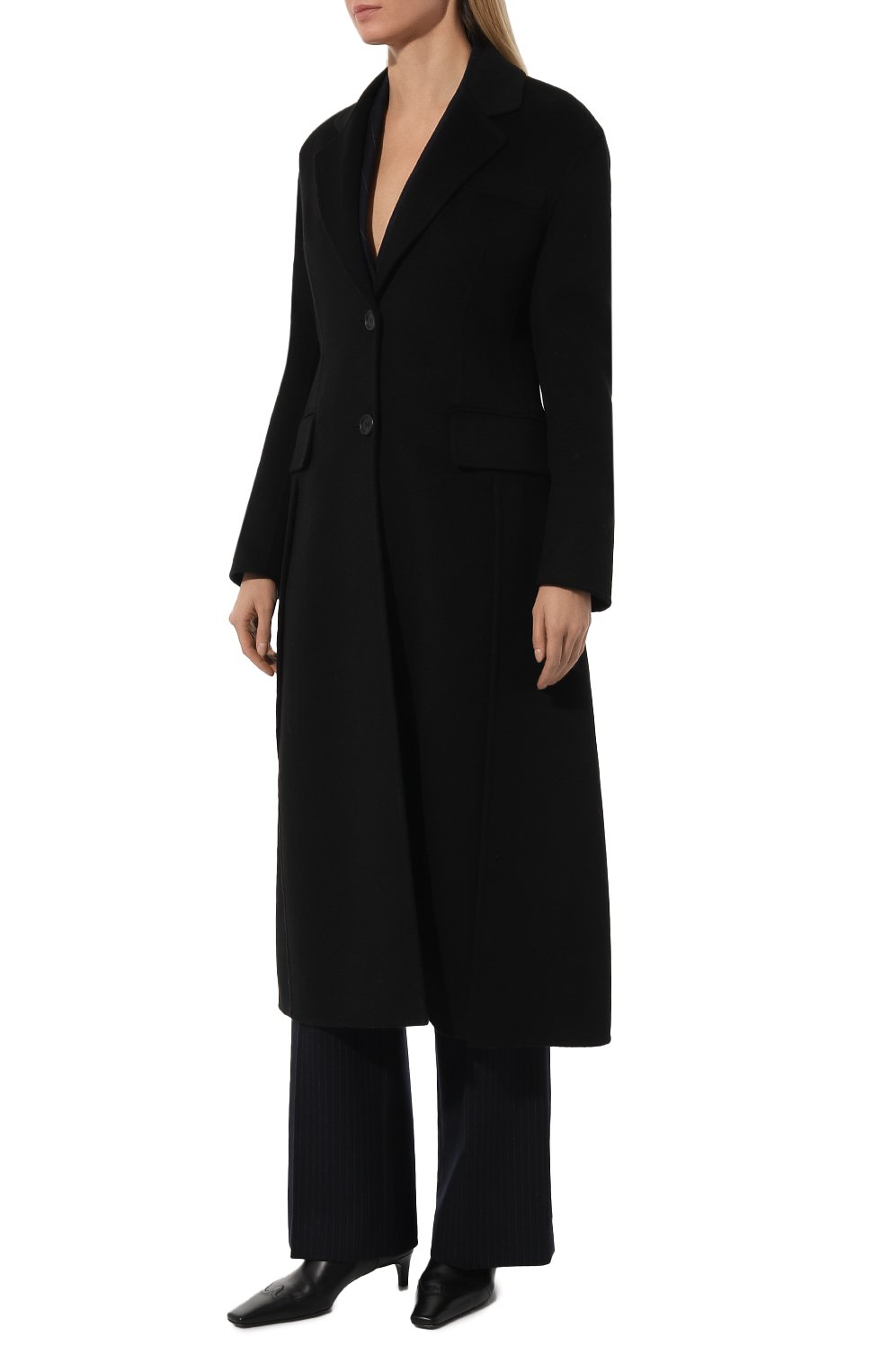 Пальто из кашемира и шерсти PRADA, арт. P615O-1X5A-F0002-202, фото 3