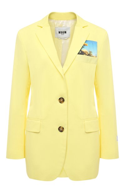 Хлопковый жакет MSGM, арт. 3041MDG11X 217109, фото 1