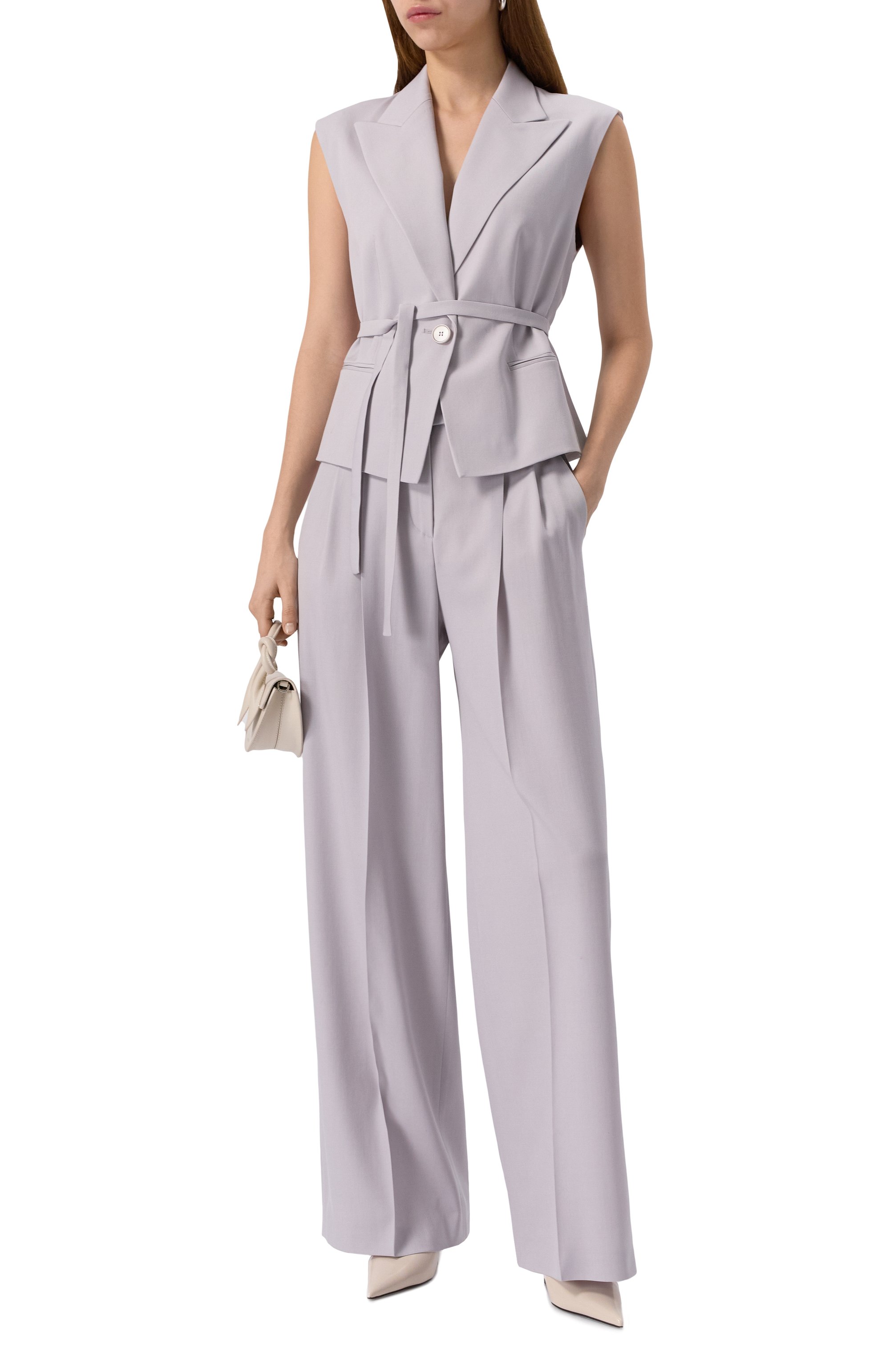 Шерстяной жилет WINDSOR серого цвета по цене 63950 руб., арт. 52 DW511 10018996/30045101, фото 2 Шерстяной жилет WINDSOR, арт. 52 DW511 10018996/30045101, фото 2