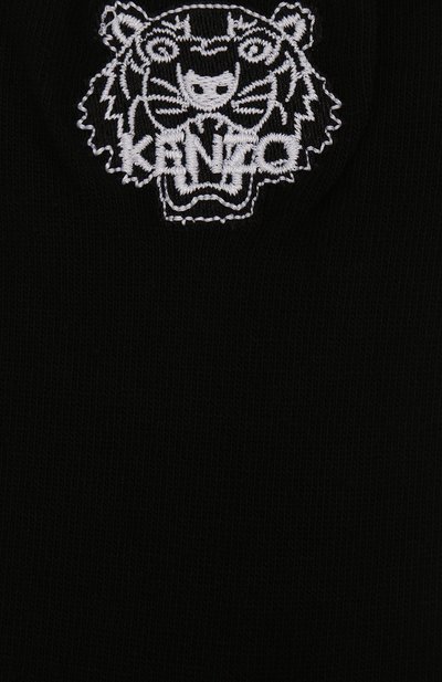 Хлопковые носки KENZO черного цвета по цене 3180 руб., арт. F858SW240JSE, фото 2 Хлопковые носки KENZO, арт. F858SW240JSE, фото 2
