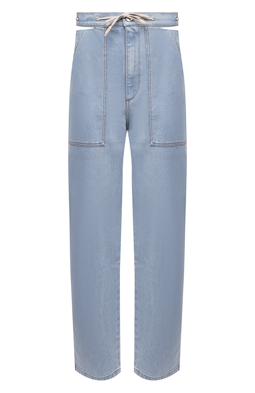 Джинсы NANUSHKA голубого цвета по цене 45600 руб., арт. CHACE_LIGHT BLUE_DENIM, фото 1 Джинсы NANUSHKA, арт. CHACE_LIGHT BLUE_DENIM, фото 1