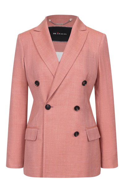 Женский жакет из шерсти и шелка KITON, арт. D46523K0906G02