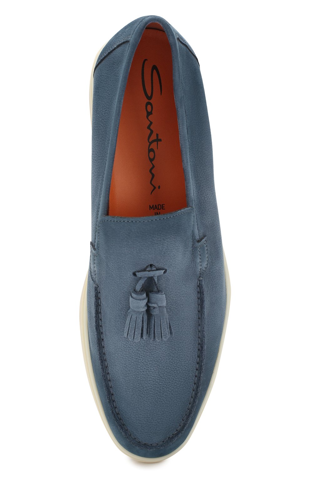 Кожаные лоферы SANTONI, арт. MGYA15997TICECDXF48, фото 5