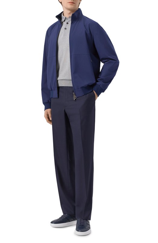 Брюки из шерсти и шелка MVST M26.CSM.T410/953-W00L/SILK Синий  M26.CSM.T410/953-W00L/SILK Фото 2