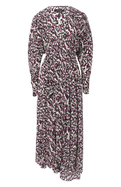 Женское шелковое платье ISABEL MARANT, арт. R01783-20A026I/BLAINEA
