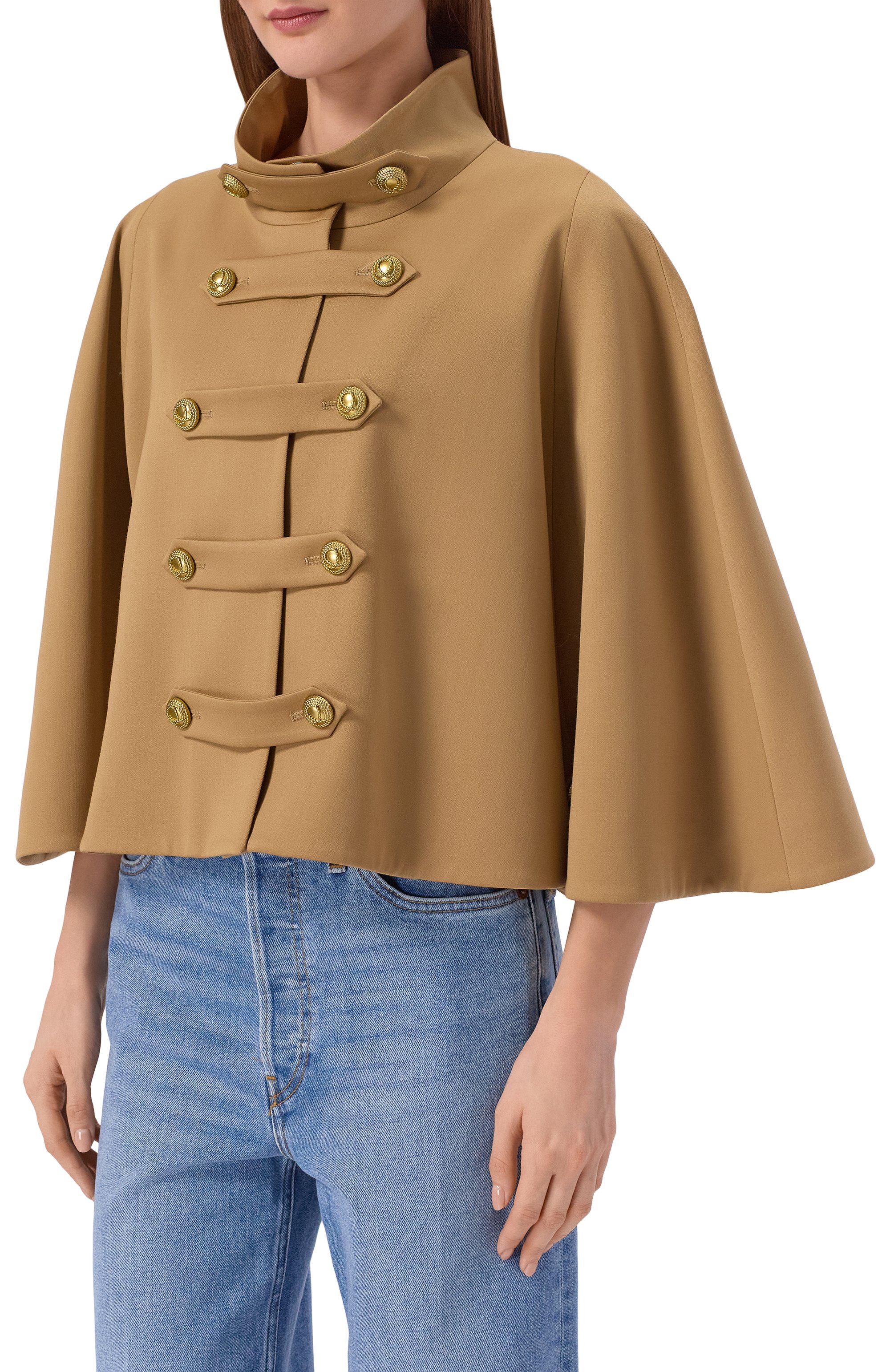 Шерстяной кейп SHERVARLI, арт. JAK26-0026, фото 3