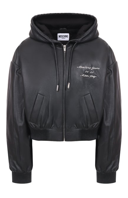 Женский кожаный бомбер M05CH1NO JEANS, арт. A3705/8216