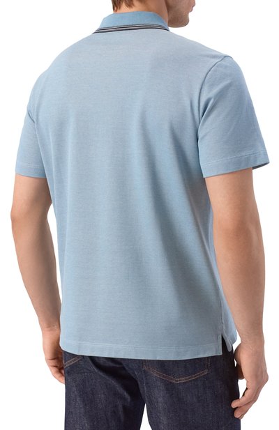 Хлопковое поло BRIONI, арт. UJTA0L/PA627, фото 4