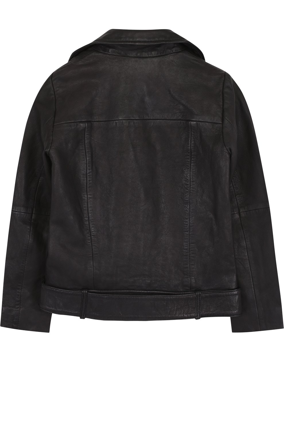 Кожаная куртка с косой молнией DESIGNERS, REMIX GIRLS, арт. 13861, фото 2