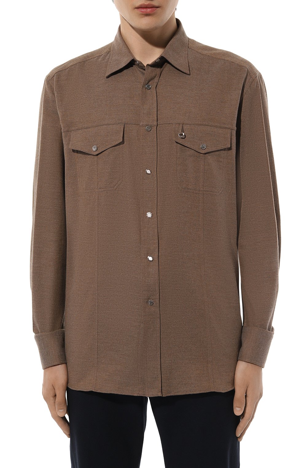 Хлопковая рубашка STEFANO RICCI, арт. MC007067/BN2817, фото 3