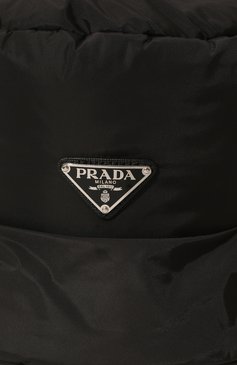 Мужская панама PRADA черного цвета, арт. 2HC248-2DV4-F0002 | Фото 4 (Материал сплава: Проставлено; Нос: Не проставлено)