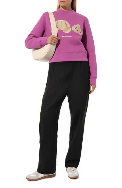 Хлопковый свитшот PALM ANGELS, арт. PWBA016C99FLE0023760, фото 2