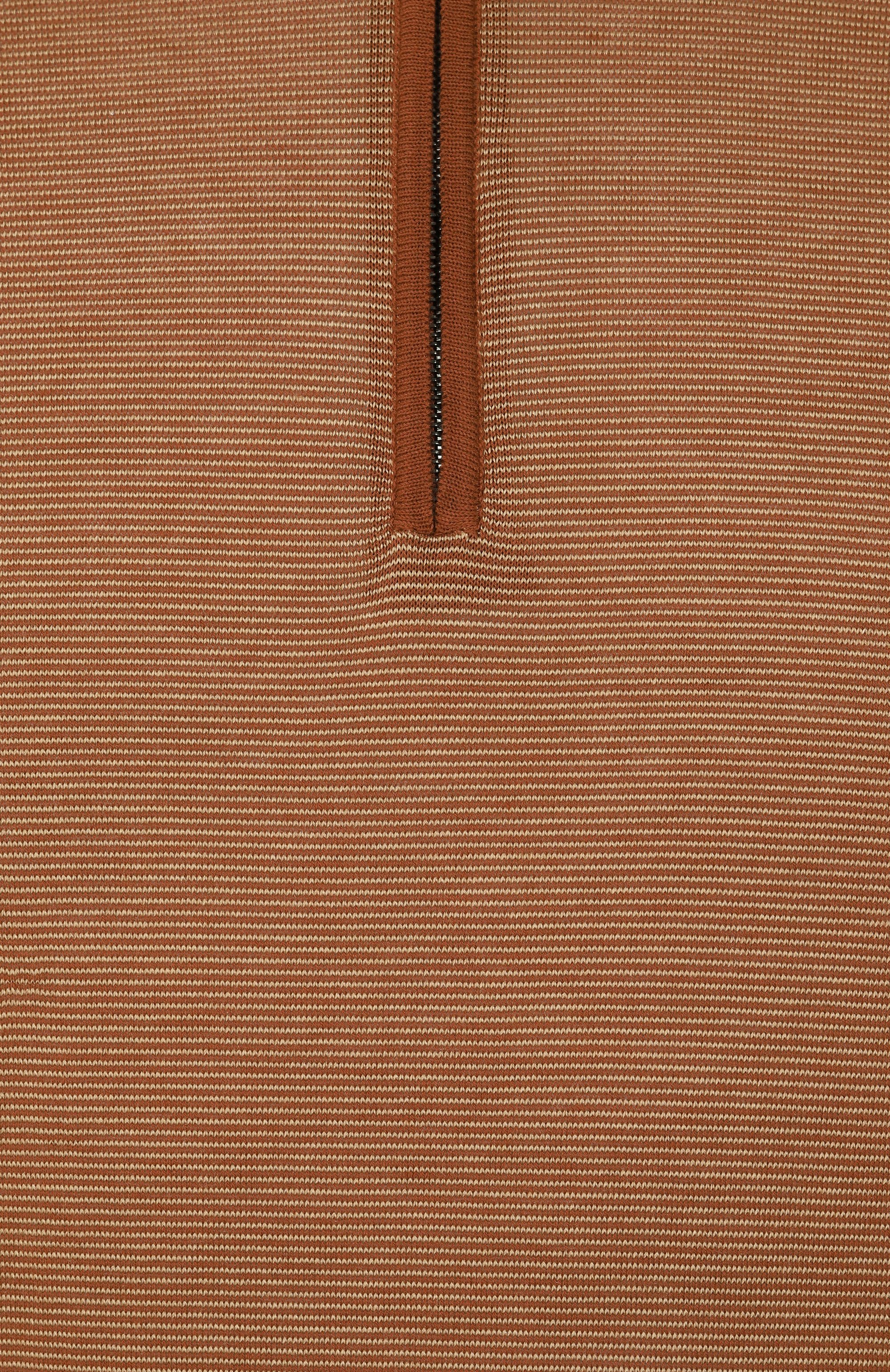 Поло из хлопка и шелка CORNELIANI коричневого цвета по цене 67300 руб., арт. 25M522-2525105, фото 6 Поло из хлопка и шелка CORNELIANI, арт. 25M522-2525105, фото 6