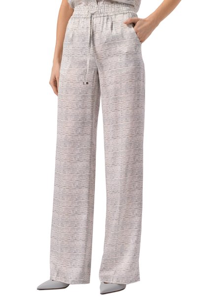 Атласные брюки KITON, арт. D48122K0926E01, фото 3