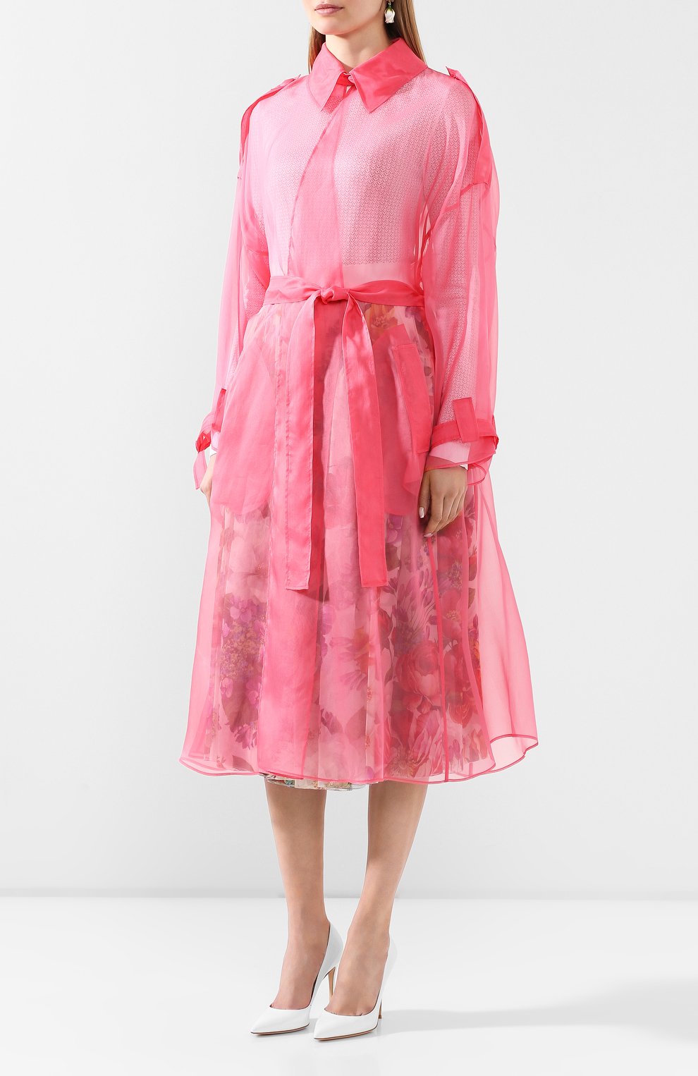 Шелковый плащ DOLCE & GABBANA, арт. F0Z65T/FU1BU, фото 3