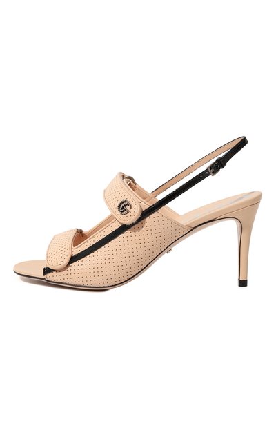 Кожаные босоножки GUCCI, арт. 655415 04JT0, фото 4