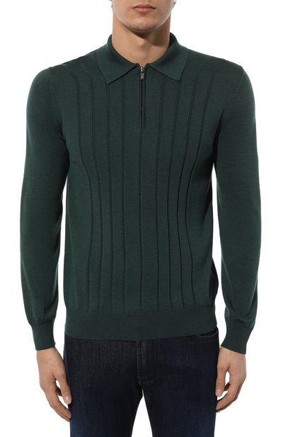 Поло из шерсти и шелка ZILLI, арт. KZP001M0230VH0000, фото 3