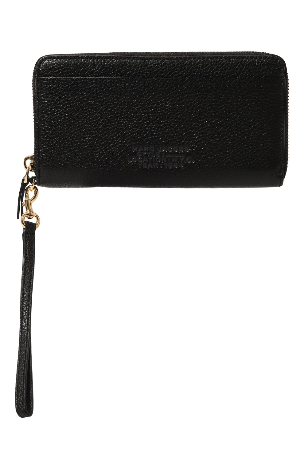 Кожаный кошелек MARC JACOBS (THE) черного цвета по цене 25200 руб., арт. S131L01RE22, фото 1 Кожаный кошелек MARC JACOBS (THE), арт. S131L01RE22, фото 1