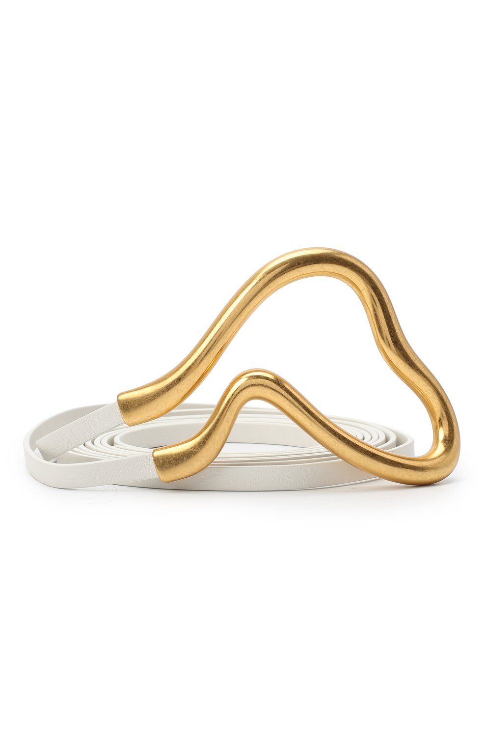 Кожаный ремень BOTTEGA VENETA белого цвета по цене 77050 руб., арт. 640544/VCP40, фото 1 Кожаный ремень BOTTEGA VENETA, арт. 640544/VCP40, фото 1