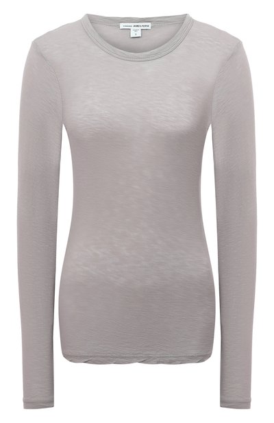 Хлопковый лонгслив JAMES PERSE, арт. WUA3361/FOG, фото 1