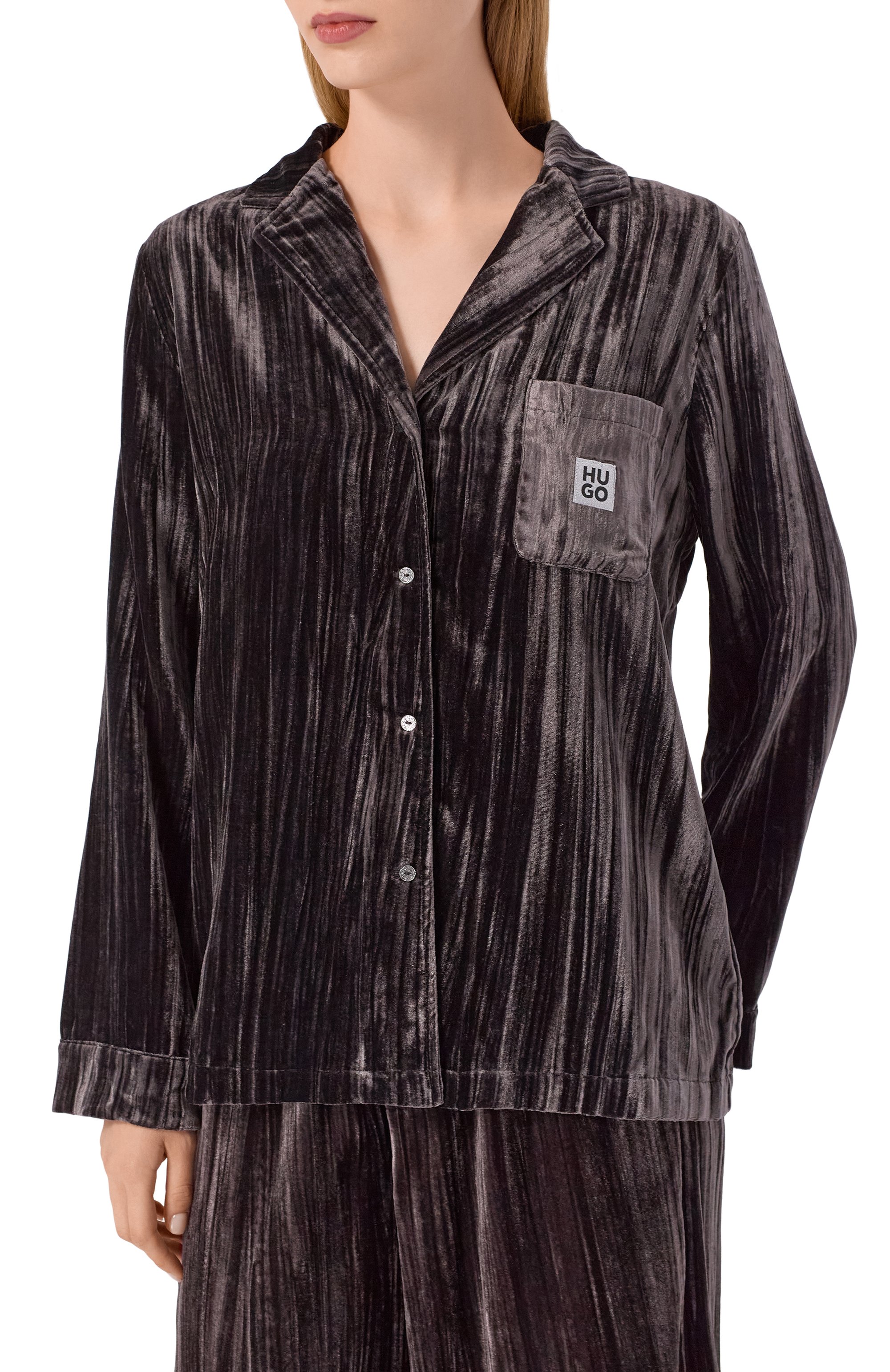 Бархатная рубашка HUGO, арт. 50550047, фото 3