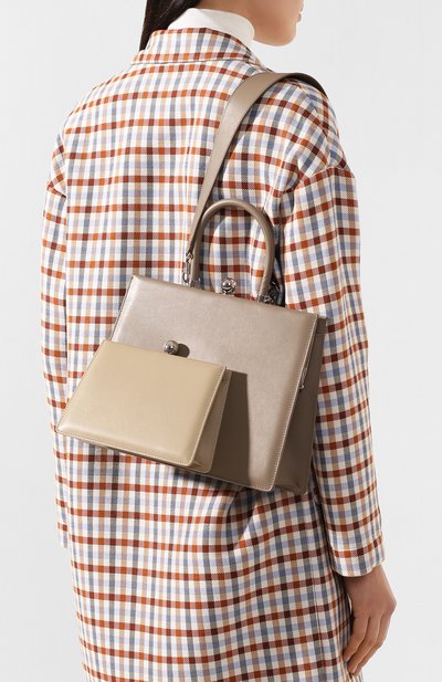 Сумка twin frame RATIO ET MOTUS бежевого цвета по цене 139000 руб., арт. REM20SSTFER/M0-SL, фото 5 Сумка twin frame RATIO ET MOTUS, арт. REM20SSTFER/M0-SL, фото 5