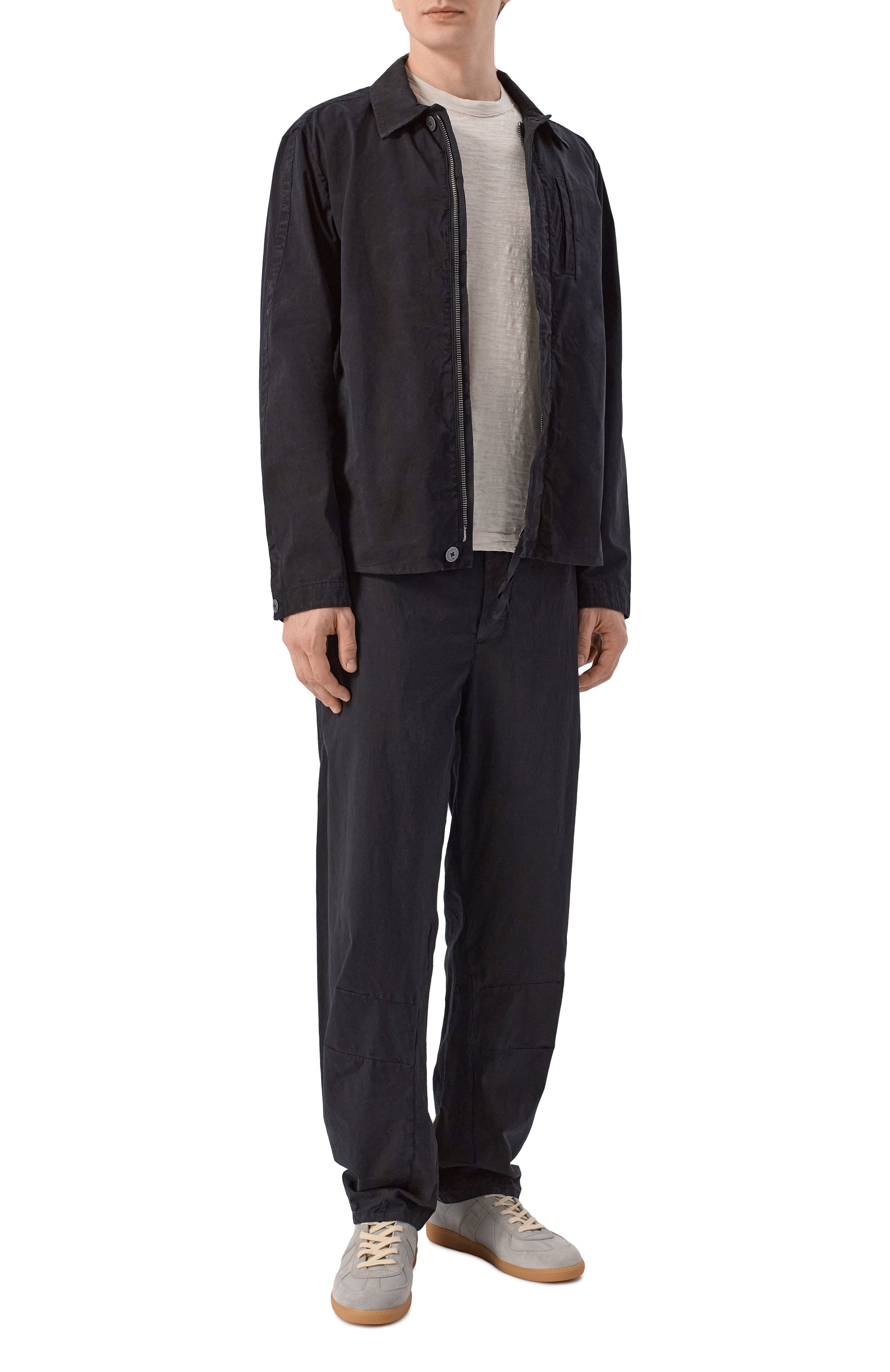 Хлопковый джемпер TRANSIT светло-серого цвета по цене 23100 руб., арт. CFUTRC8431, фото 2 Хлопковый джемпер TRANSIT, арт. CFUTRC8431, фото 2