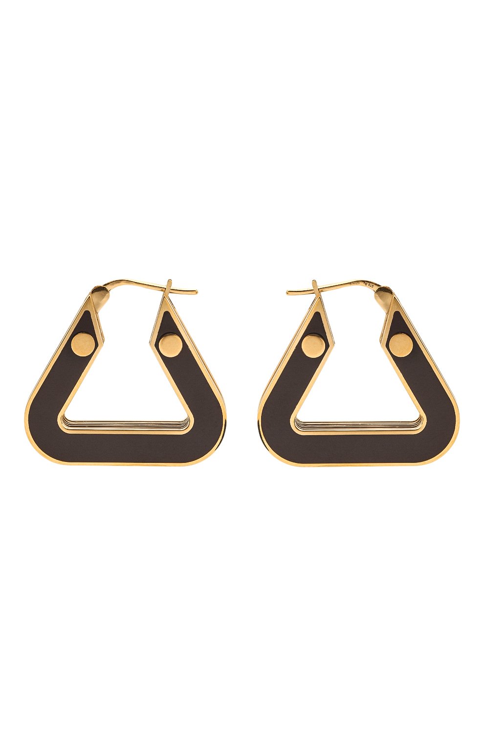 Серьги BOTTEGA VENETA бордового цвета по цене 184000 руб., арт. 665796/VAHU4, фото 1 Серьги BOTTEGA VENETA, арт. 665796/VAHU4, фото 1