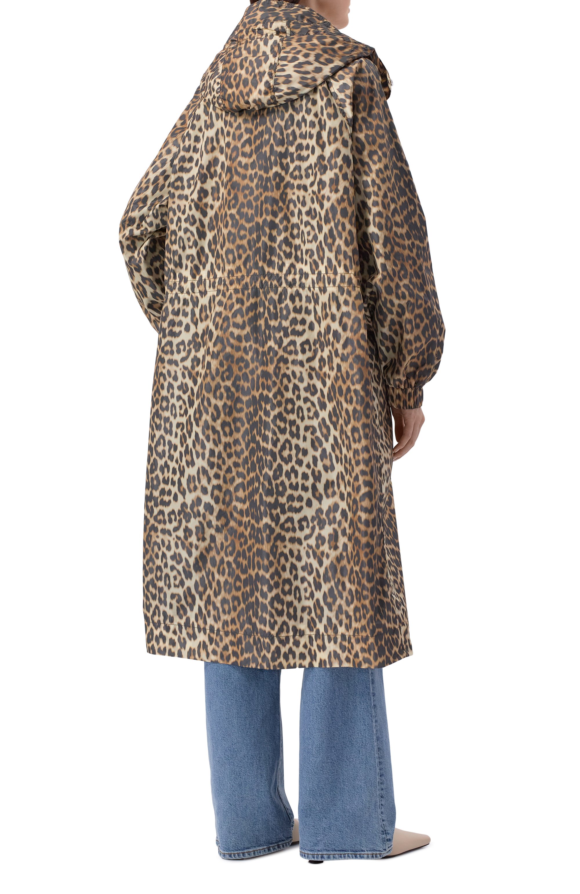 Плащ GANNI леопардового цвета по цене 74700 руб., арт. A1010129, фото 4 Плащ GANNI, арт. A1010129, фото 4