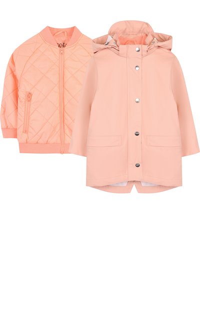 Комплект из дождевика с капюшоном и текстильного бомбера GOSOAKY, арт. 181.101.247/MICR0 PU, фото 1