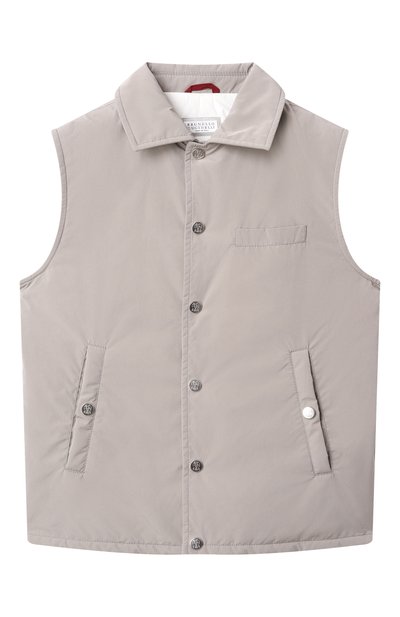 Утепленный жилет BRUNELLO CUCINELLI, арт. BD479J134C, фото 1