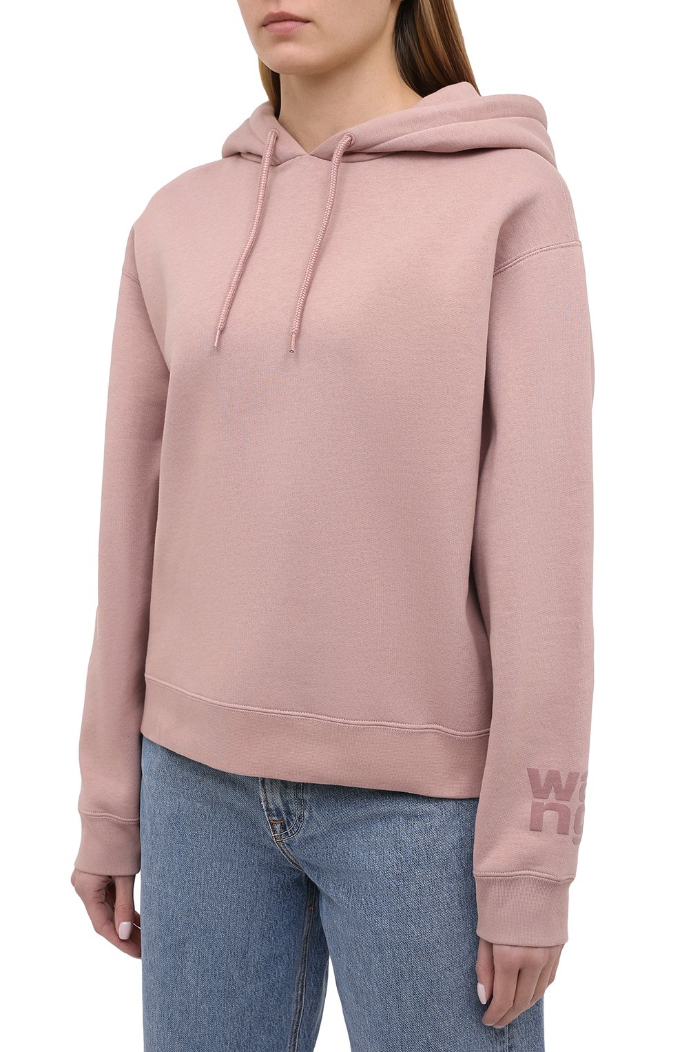Хлопковое худи ALEXANDERWANG.T, арт. 4CC1202025, фото 3