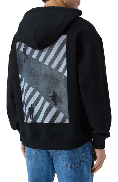 Хлопковое худи HUGO, арт. 50553348, фото 4