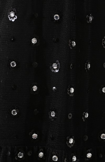Платье с декоративной отделкой REDVALENTINO черного цвета по цене 72750 руб., арт. RR3VA01G/CRN, фото 5 Платье с декоративной отделкой REDVALENTINO, арт. RR3VA01G/CRN, фото 5