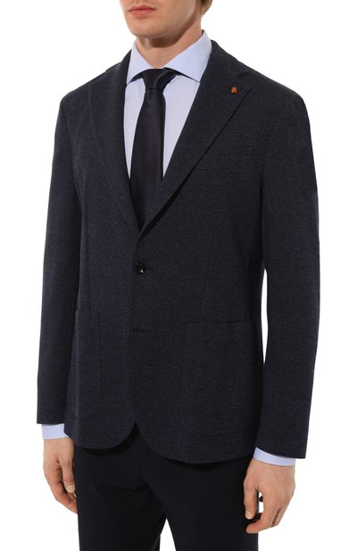 Пиджак из шерсти и хлопка SARTORIA LATORRE, арт. JD74/JG106, фото 4