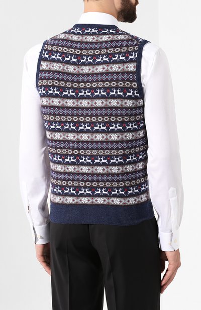 Жилет из смеси шерсти и кашемира GRAN SASSO, арт. 59146/19647, фото 4