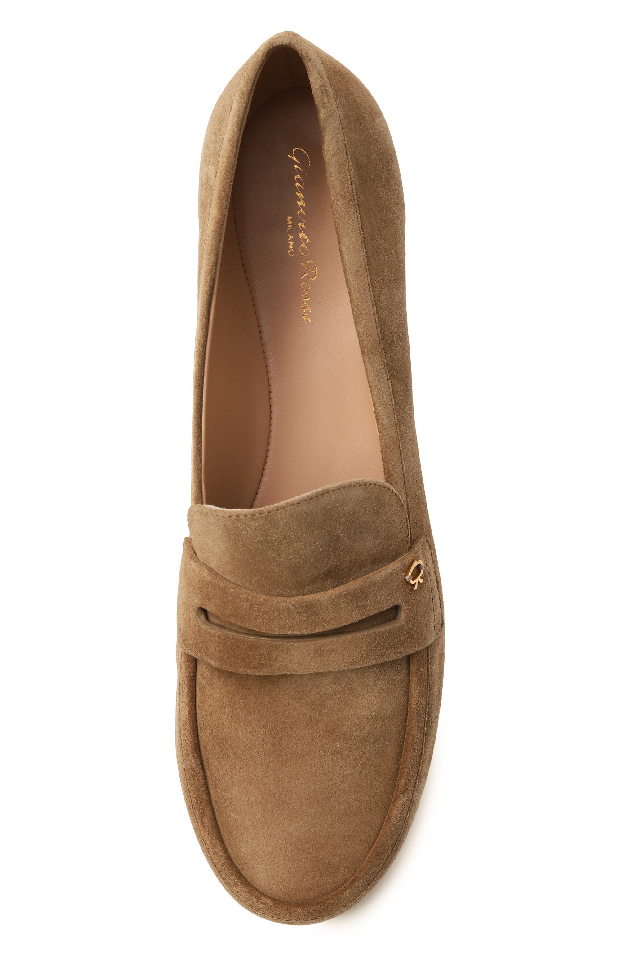 Замшевые мокасины giorgia GIANVITO ROSSI бежевого цвета по цене 87600 руб., арт. G25314.05G0M.VLUCAML, фото 7 Замшевые мокасины giorgia GIANVITO ROSSI, арт. G25314.05G0M.VLUCAML, фото 7