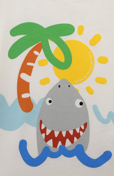 Хлопковая футболка STELLA MCCARTNEY, арт. TU8611., фото 3