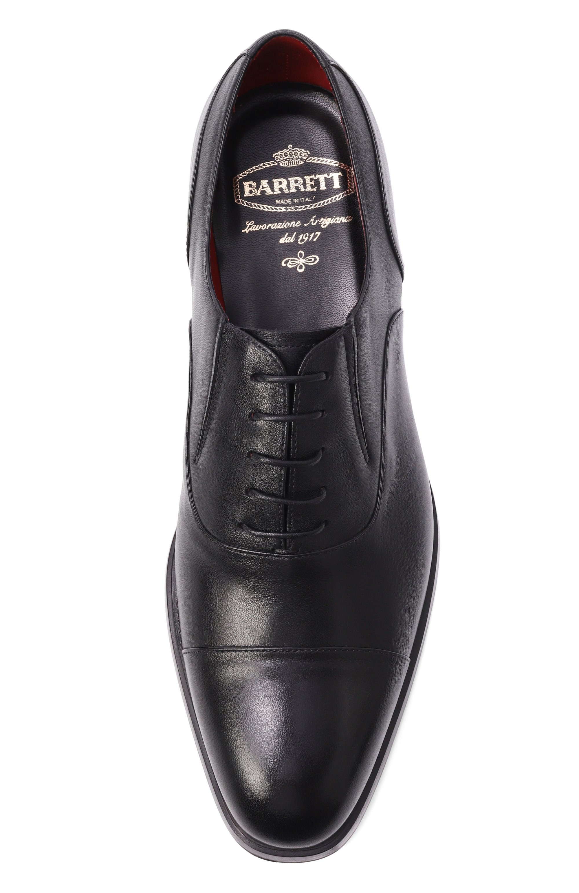 Кожаные оксфорды BARRETT черного цвета по цене 79950 руб., арт. 201U098.19/NAPPA RETR0, фото 5 Кожаные оксфорды BARRETT, арт. 201U098.19/NAPPA RETR0, фото 5