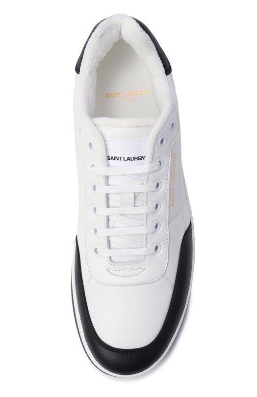 Кожаные кеды SL/61 Saint Laurent 845537/00NI0 Белый  845537/00NI0 Фото 6
