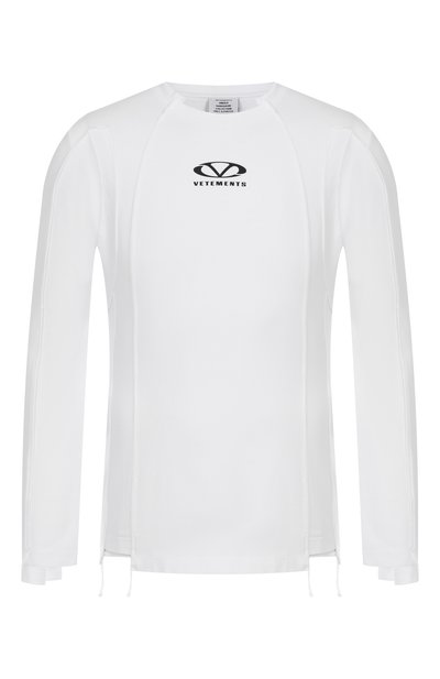 Женская хлопковый лонгслив VETEMENTS, арт. UA66LS600W/1200 STRETCH JERSEY