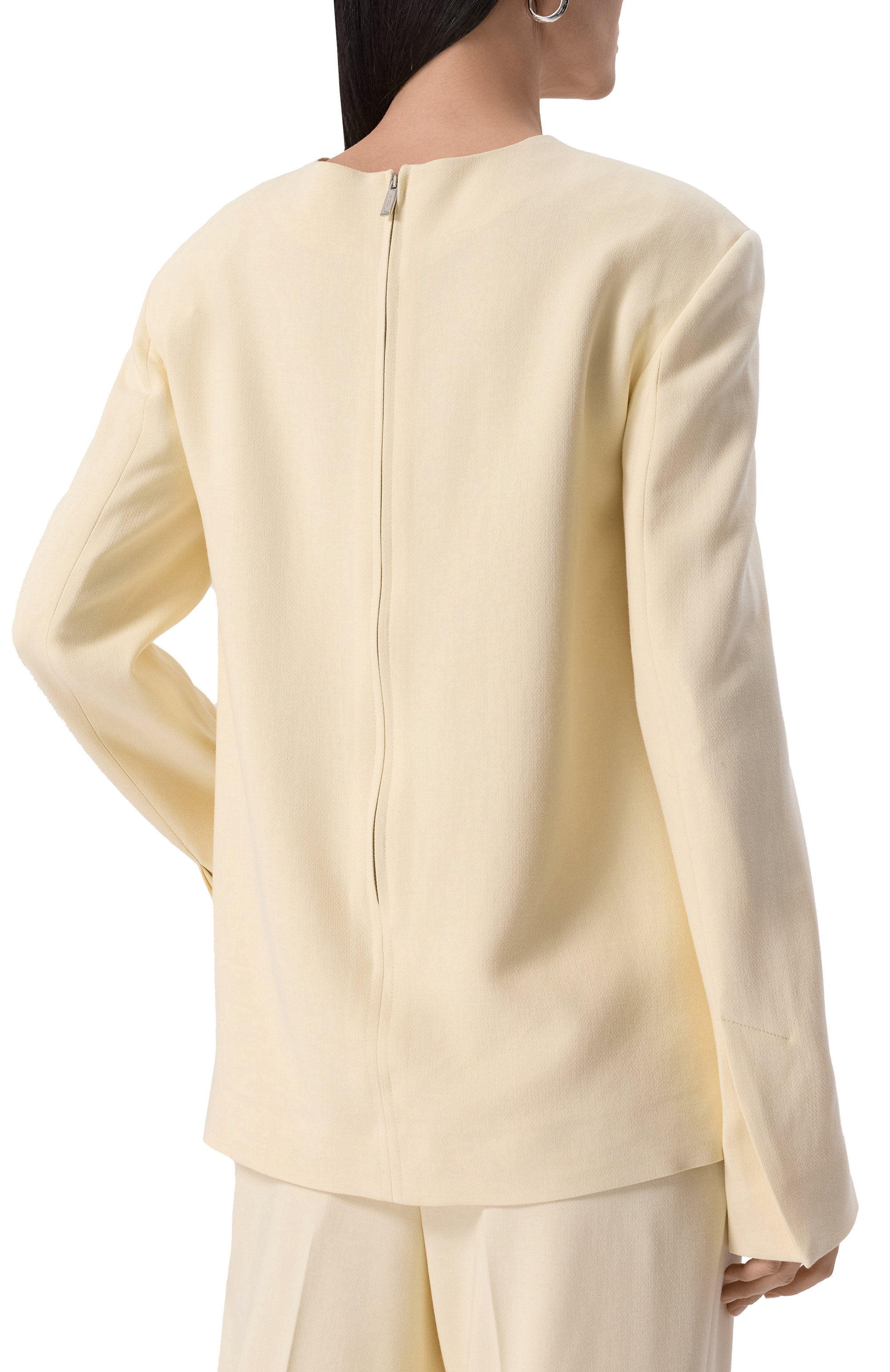 Топ из вискозы и шерсти TOTEME, арт. 251-WRT0459-FB0335, фото 4