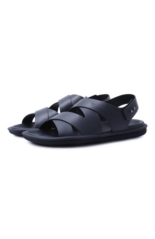 Кожаные сандалии Giorgio Armani X2P092/XF731 Синий X2P092/XF731