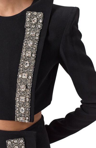 Жакет с отделкой стразами ZUHAIR MURAD, арт. RTP25054/CRCA016, фото 5