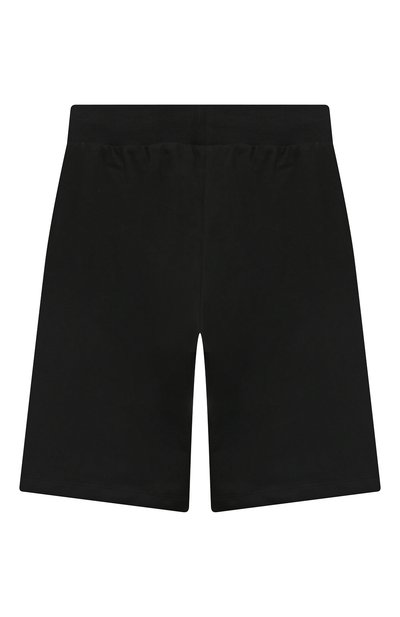 Хлопковые шорты MOSCHINO черного цвета по цене 9425 руб., арт. HPQ007/LDA27/10-14, фото 2 Хлопковые шорты MOSCHINO, арт. HPQ007/LDA27/10-14, фото 2