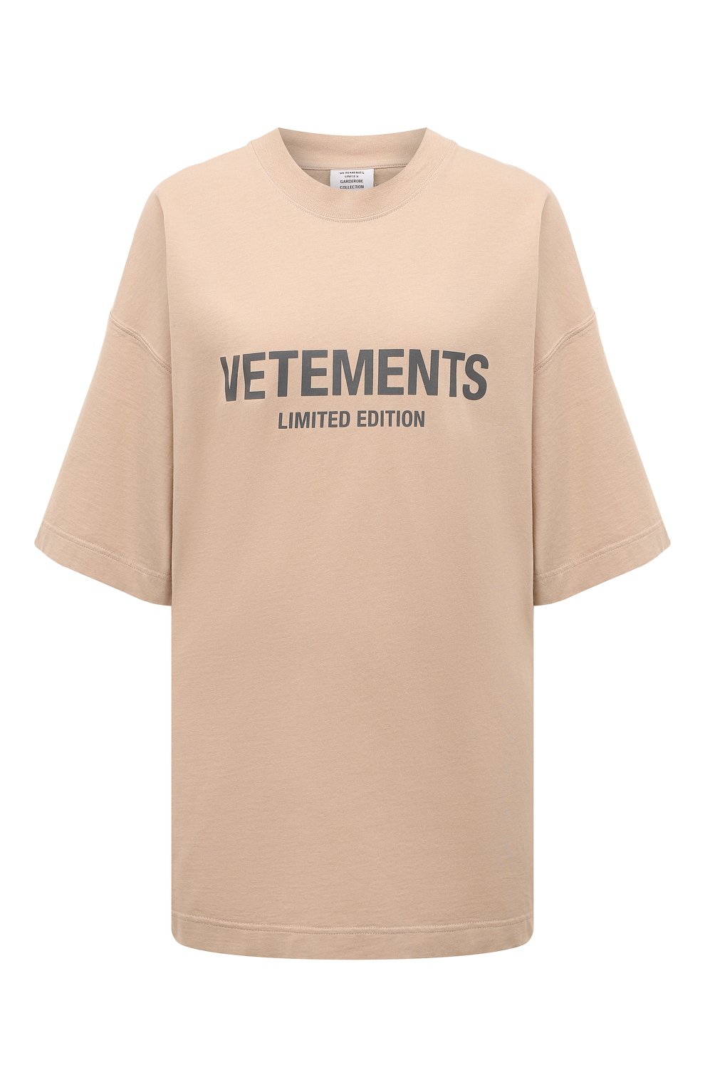 Хлопковая футболка VETEMENTS, арт. UE63TR680X, фото 1