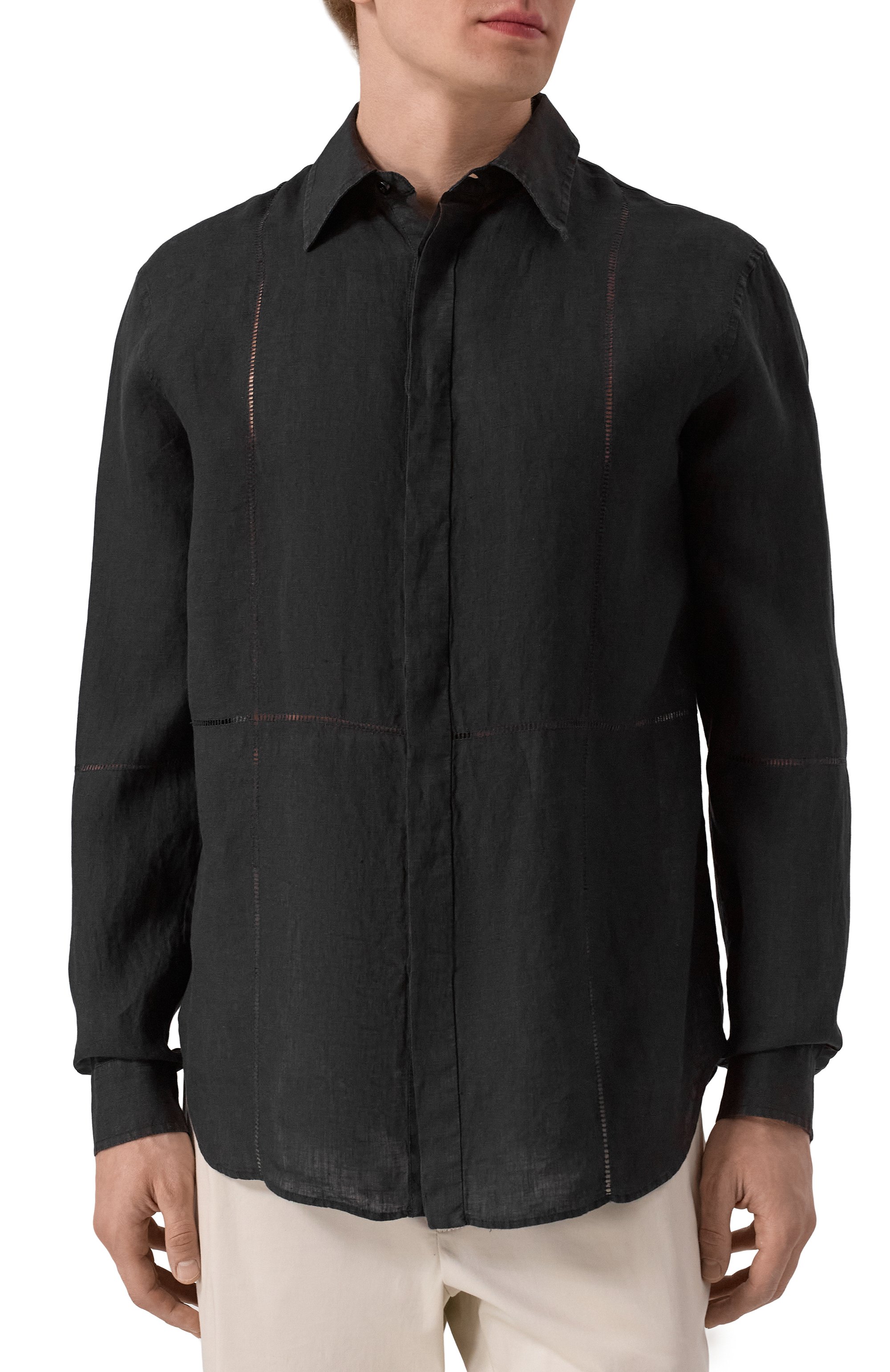 Льняная рубашка MVST, арт. G011/3626, фото 3