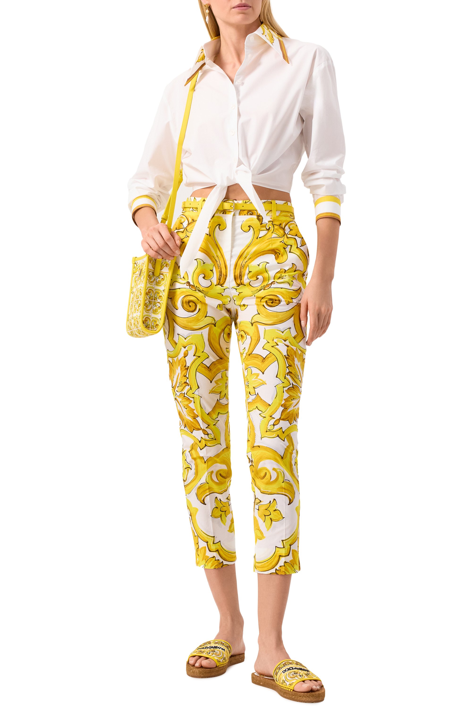 Хлопковая рубашка DOLCE & GABBANA, арт. F5P61T/GDCN2, фото 2